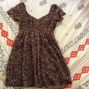 Hollister Sheer Floral Dress